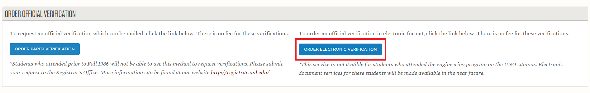 Order Electronic Verification