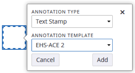 annotation type text stamp