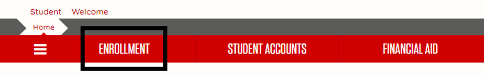 Select Enrollment in navigation bar
