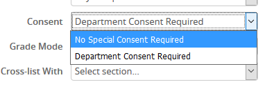 Department Consent Screenshot