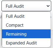 Image of degree audit types