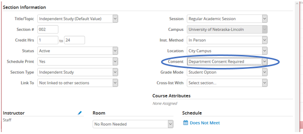 Department Consent Screenshot