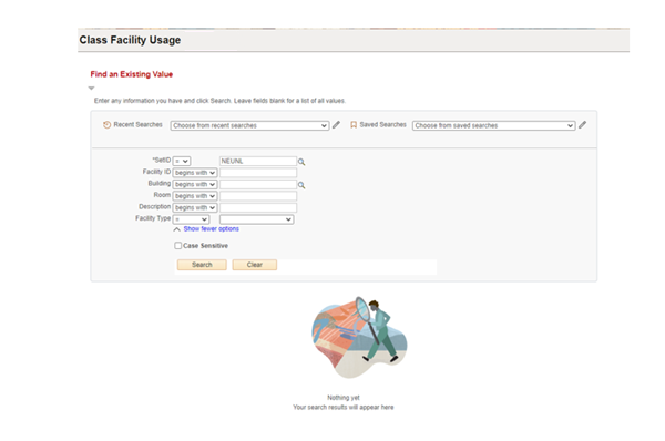 Class Facility Usage