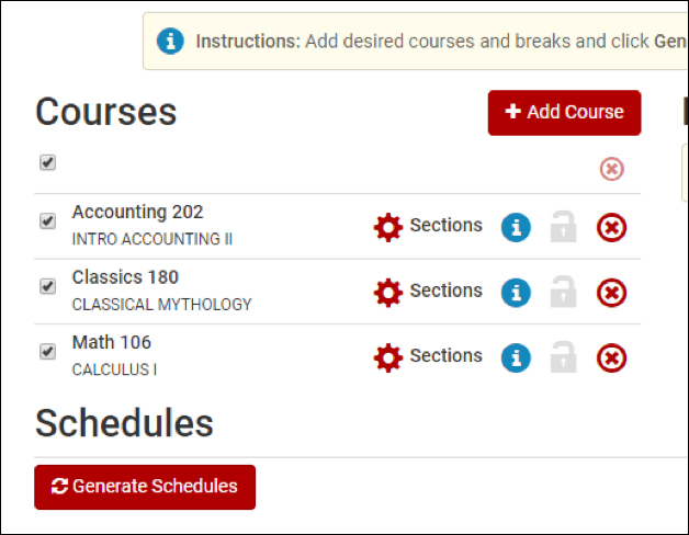 Courses