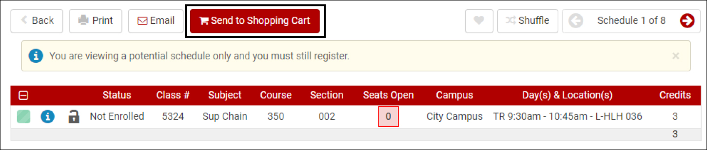 generate schedules