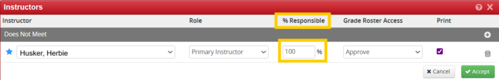 Instructor Edit